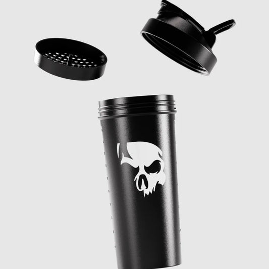 Coqueteleira ET 700ml Preta Skull – Shaker com N