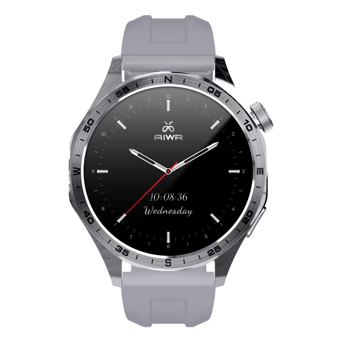 Smartwatch AIWR Peps 1R, Android, GPS, tela AMOLED de 1,43”, mostradores com IA, monitor de frequência cardíaca e sono, resistente à água 5ATM, compatível com Android e iOS.