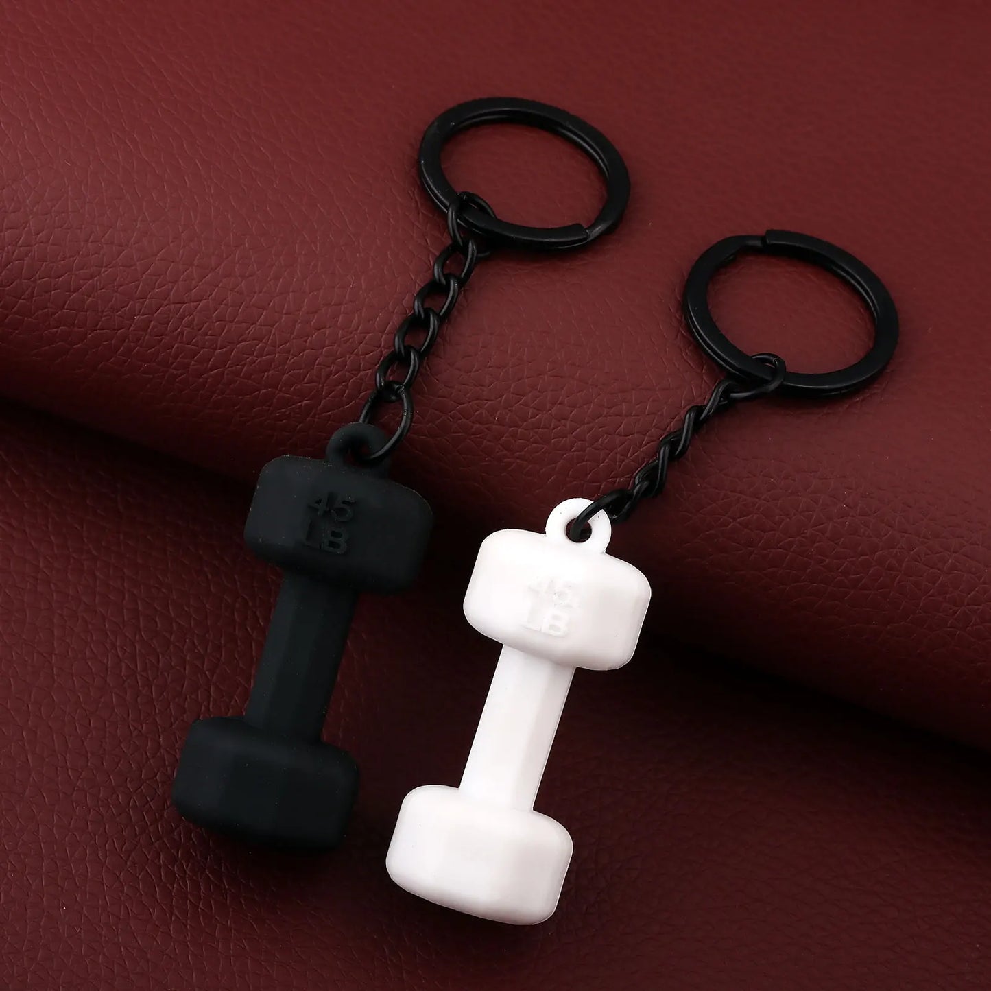 Chaveiro de Barra e Halter Fitness 2025 – Modelo Soft DIY