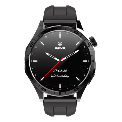 Smartwatch AIWR Peps 1R, Android, GPS, tela AMOLED de 1,43”, mostradores com IA, monitor de frequência cardíaca e sono, resistente à água 5ATM, compatível com Android e iOS.
