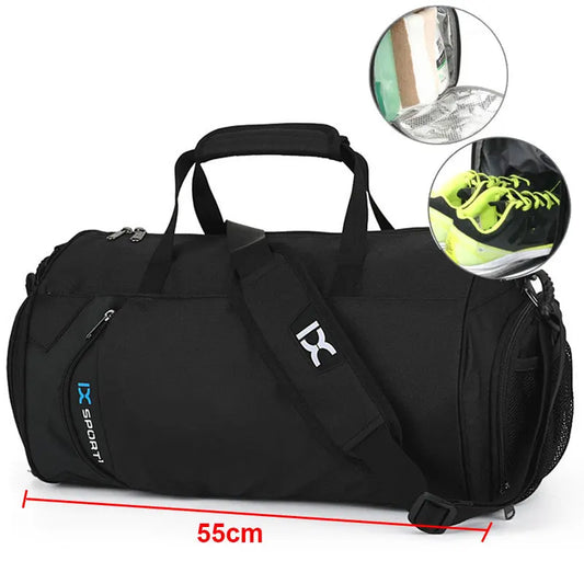 Bolsa Esportiva Fitness Premium com Compartimento Seco e Molhado para Academia e Viagem