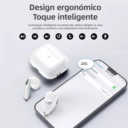 Bettdow Fones De Ouvido Sem Fio Bluetooth 5.3 Esportes À prova d'água e redução de ruído